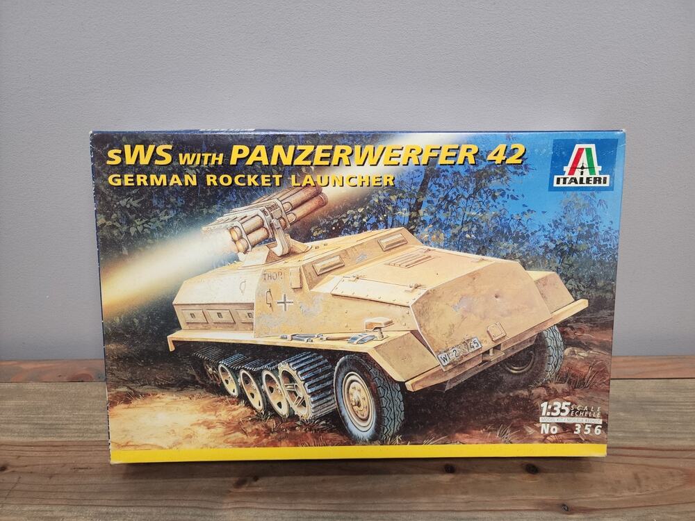 Italeri sWs Panzerwerfer 42 German Rocket Launcher 1:35 Scale Model Kit 356 B